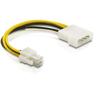 Delock Kabel P4 Stecker > Molex 4pin Stecker