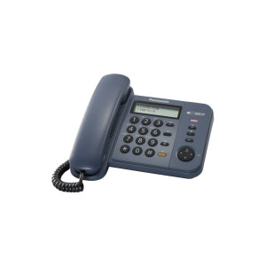 Panasonic analoges Telefon KX-TS580GC - dunkelblau