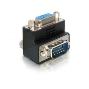 Delock Adapter VGA Stecker/Buchse 9gewinkelt