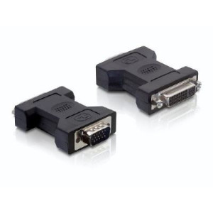 Delock Adapter DVI 24+5 Buchse > VGA 15pin Stecker