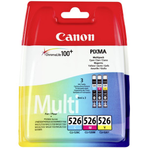 Canon Tintenpatronen CLI-526 Multipack (C/M/Y) - Passend fr IX6550,
