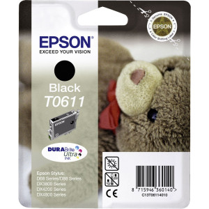 Epson Druckerpatrone T0611 Original Schwarz C13T06114010