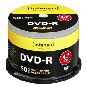 Intenso 4101155 DVD-R Rohling 4.7GB 50 St. Spindel