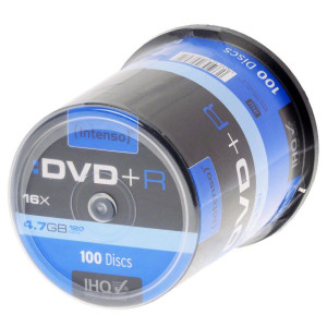 Intenso 4111156 DVD+R Rohling 4.7GB 100 St. Spindel