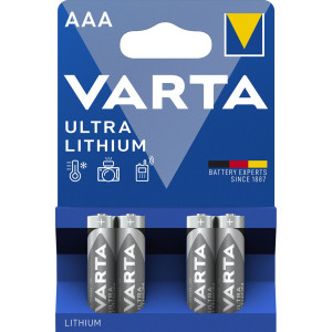 1x4 Varta Professional Lithium Micro AAA