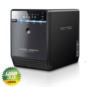 FANTEC QB-35 US 3 R schwarz 4Bay Box Raid