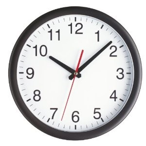 TFA 98.1077 Wanduhr - schwarz