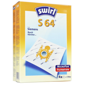 Swirl S64 S66 Micro Staubsaugerbeutel 4St.