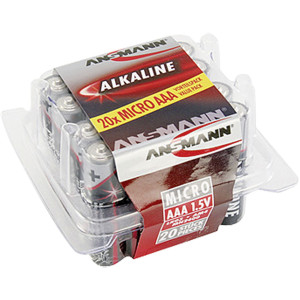 1x20 Ansmann Alkaline Micro Box red-line