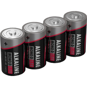 1x4 Ansmann Alkaline Mono red-line