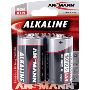 1x2 Ansmann Alkaline Mono red-line