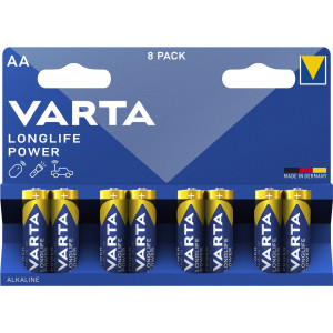 1x8 Varta High Energy AA Mignon