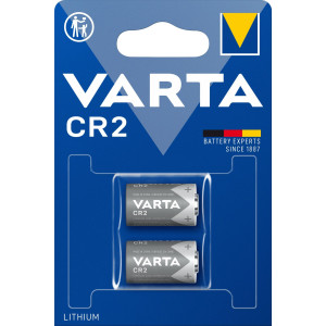 VARTA Lithium Cylindrical CR2 Batterie (2er Pack)