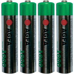 1x4 AgfaPhoto Akku NiMh Micro 1000 mAh
