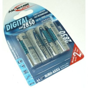 1x4 Ansmann Akku NiMH Mignon 2850 mAh Digital