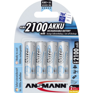 1x4 Ansmann maxe Akku NiMH Mignon 2100 mAh