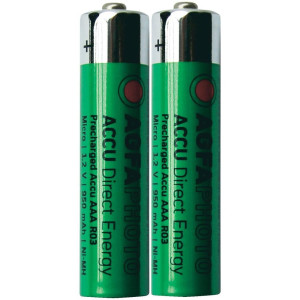 1x2 AgfaPhoto Akku NiMh Micro 950 mAh Direct Energy