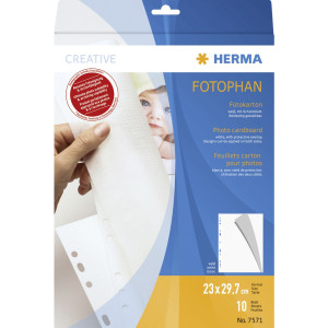 Herma Fotokarton wei 10 Blatt 7571