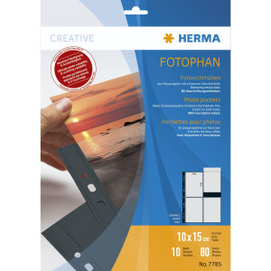 Herma fotophan 10x15 hoch sw 10 Blatt 7785