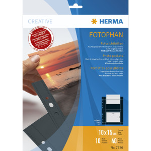 Herma fotophan 10x15 quer sw 10 Blatt 7786
