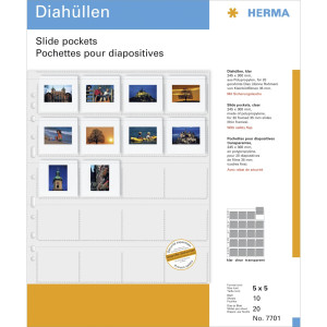 Herma Diahllen 5x5 10 Blatt klar                        7701