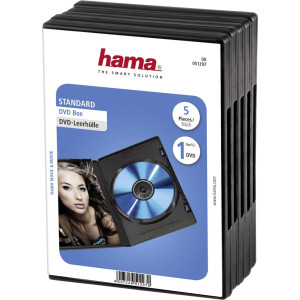 Hama DVD-Leerhlle 5er-Pack schwarz                    51297