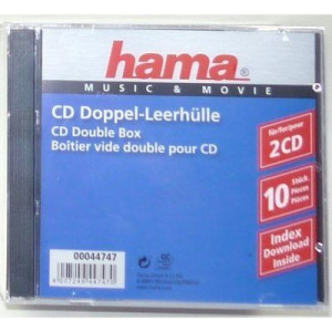 Hama CD Double Box 10er Jewel-Case                 44747