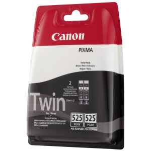 Canon Tintenpatrone PGI-525PGBK Schwarz Doppelpack - Passend fr