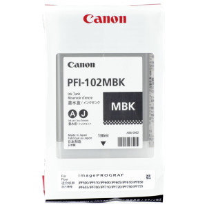 Canon Original PFI-102MBK Druckerpatrone - schwarz matt 130ml