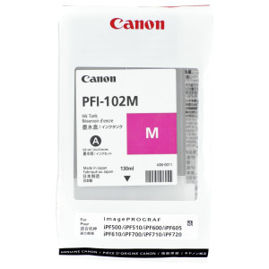 Canon Original PFI-102M Druckerpatrone - magenta 740 Seiten