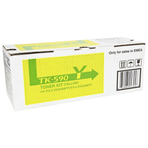 Kyocera Toner TK-590Y gelb (ca. 5.000 Seiten) - Passend fr C2626MFP/