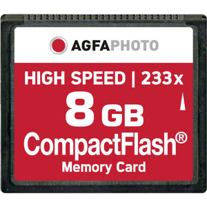 AgfaPhoto Compact Flash      8GB High Speed 120x MLC