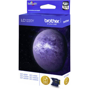 Brother Tintenpatrone LC-1220Y Gelb (ca. 300 Seiten) - Passend fr
