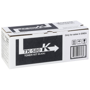 Kyocera Toner TK-580K Schwarz (ca. 3.500 Seiten) - Passend fr