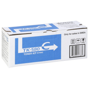 Kyocera Toner TK-580C Cyan (ca. 2.800 Seiten) - Passend fr ECOSYS