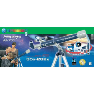 Bresser Optik Visomar 60/700 AZ1 Linsen-Teleskop Azimutal