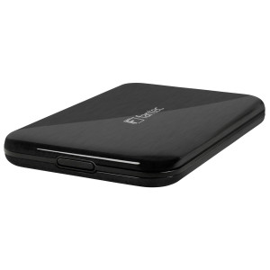 Fantec ALU-25U3 Botier disque dur/SSD Noir 2.5" - Fantec ALU-25U3,