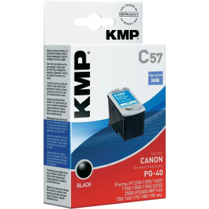 KMP Druckerpatrone ersetzt Canon PG-40 Kompatibel Schwarz C57 1500,