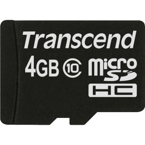Transcend Premium microSDHC-Karte 4GB Class 10