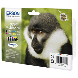 Epson Tintenpatronen T0895 Multipack (BK/M/C/Y) - Passend fr Stylus