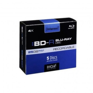 Intenso 5001215 Blu-ray BD-R Rohling 25GB 5 St. Jewelcase