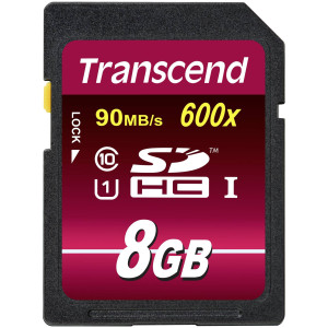 Transcend Ultimate SDHC-Karte 8GB Class 10, UHS-I