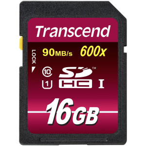 Transcend Ultimate SDHC-Karte 16GB Class 10, UHS-I