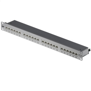 Metz Connect 130855C-E 24 Port Netzwerk-Patchpanel 483mm (19\ ) CAT