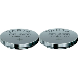 Varta Knopfzelle CR 2450 3V 2 St. 570 mAh Lithium LITHIUM Coin CR2450