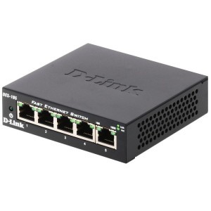 D-Link DES-105 5-Port Layer2 Fast Ethernet Switch