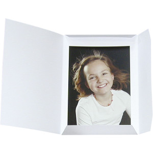1x100 Daiber Portraitmappen Sprint-Line 15x20 wei
