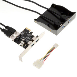 Delock 61893 2+2 Port USB 3.2 Gen 1-Controllerkarte