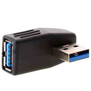 Delock Adapter USB 3.0 Stecker-Buchse gewinkelt 9 horizontal
