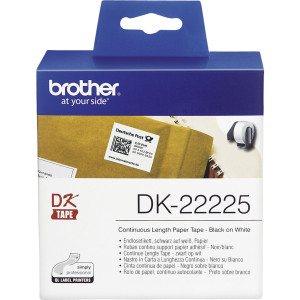 Brother Endlos-Etiketten DK-22225 wei, 38mm x 30,48m - Passend fr